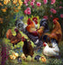 Chickens in the Garden